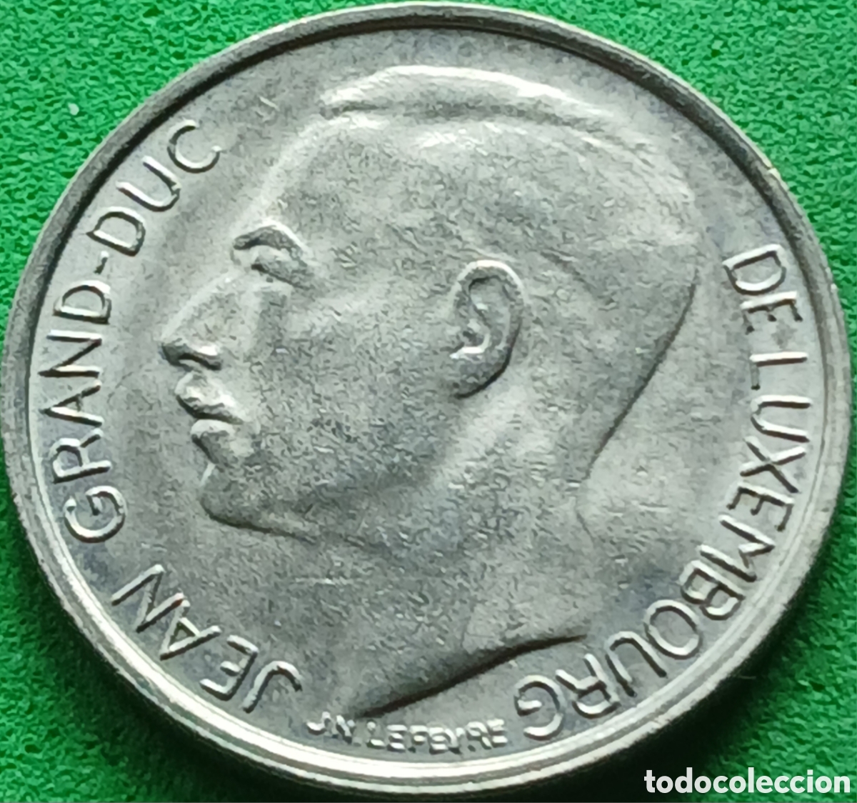 Monedas antiguas de Europa: Luxemburgo 1 franco 1978 km#55
