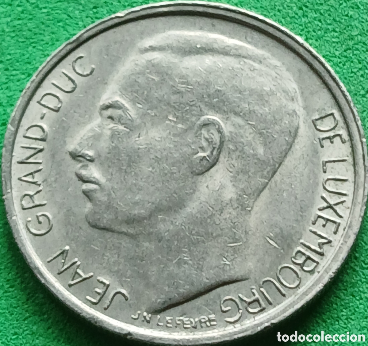 Monedas antiguas de Europa: Luxemburgo 1 franco 1973 km#55