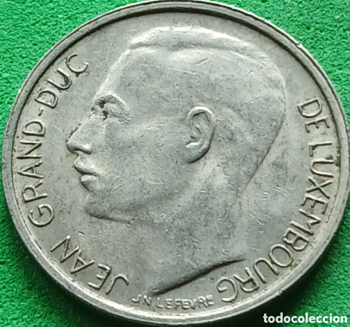 Monedas antiguas de Europa: Luxemburgo 1 franco 1972 km#55
