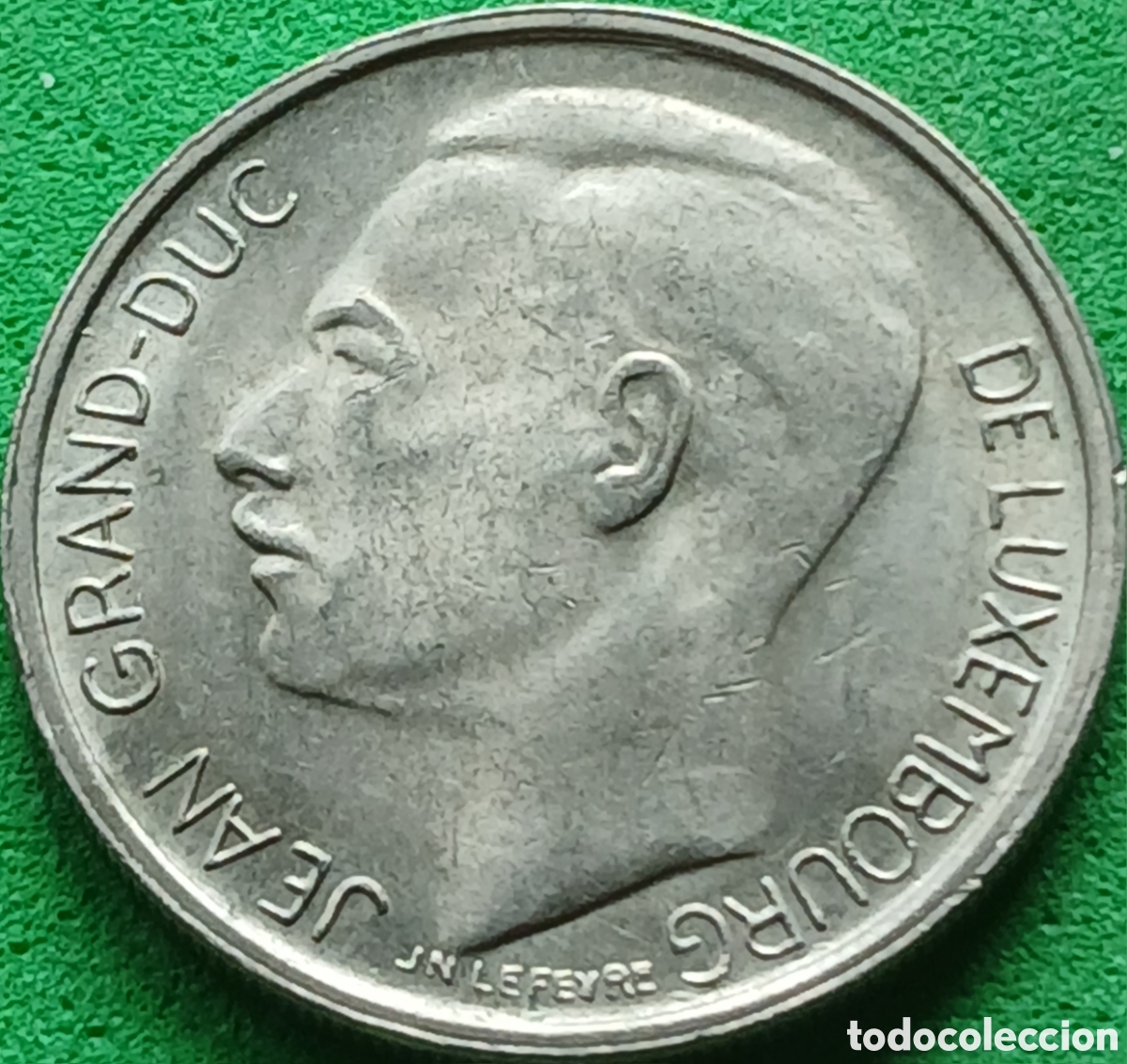 Monedas antiguas de Europa: Luxemburgo 1 franco 1970 km#55