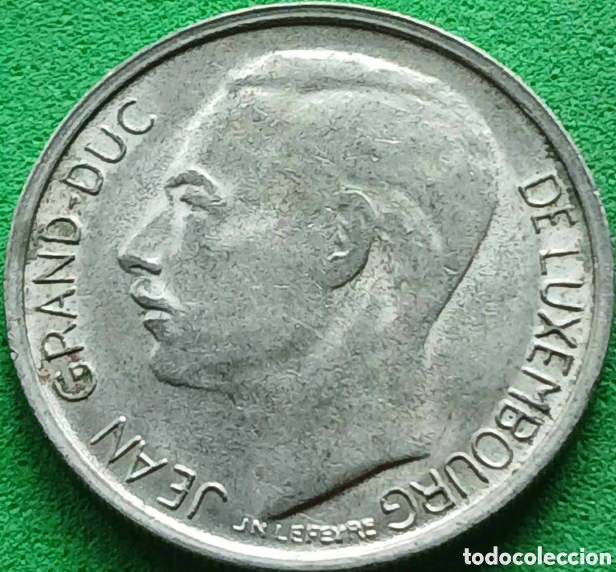 Monedas antiguas de Europa: Luxemburgo 1 franco 1968 km#55