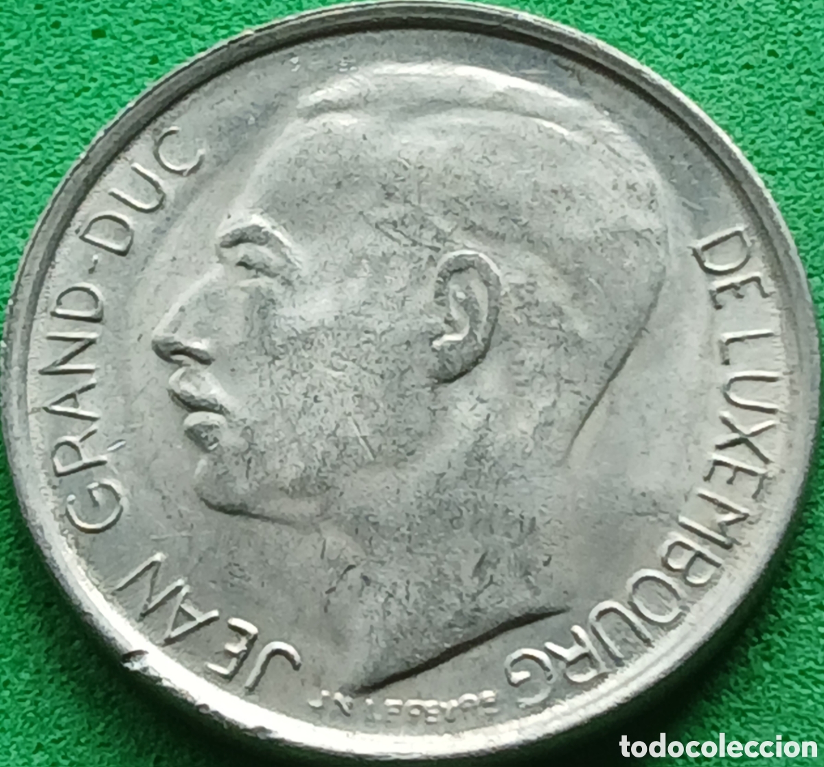 Monedas antiguas de Europa: Luxemburgo 1 franco 1965 km#55