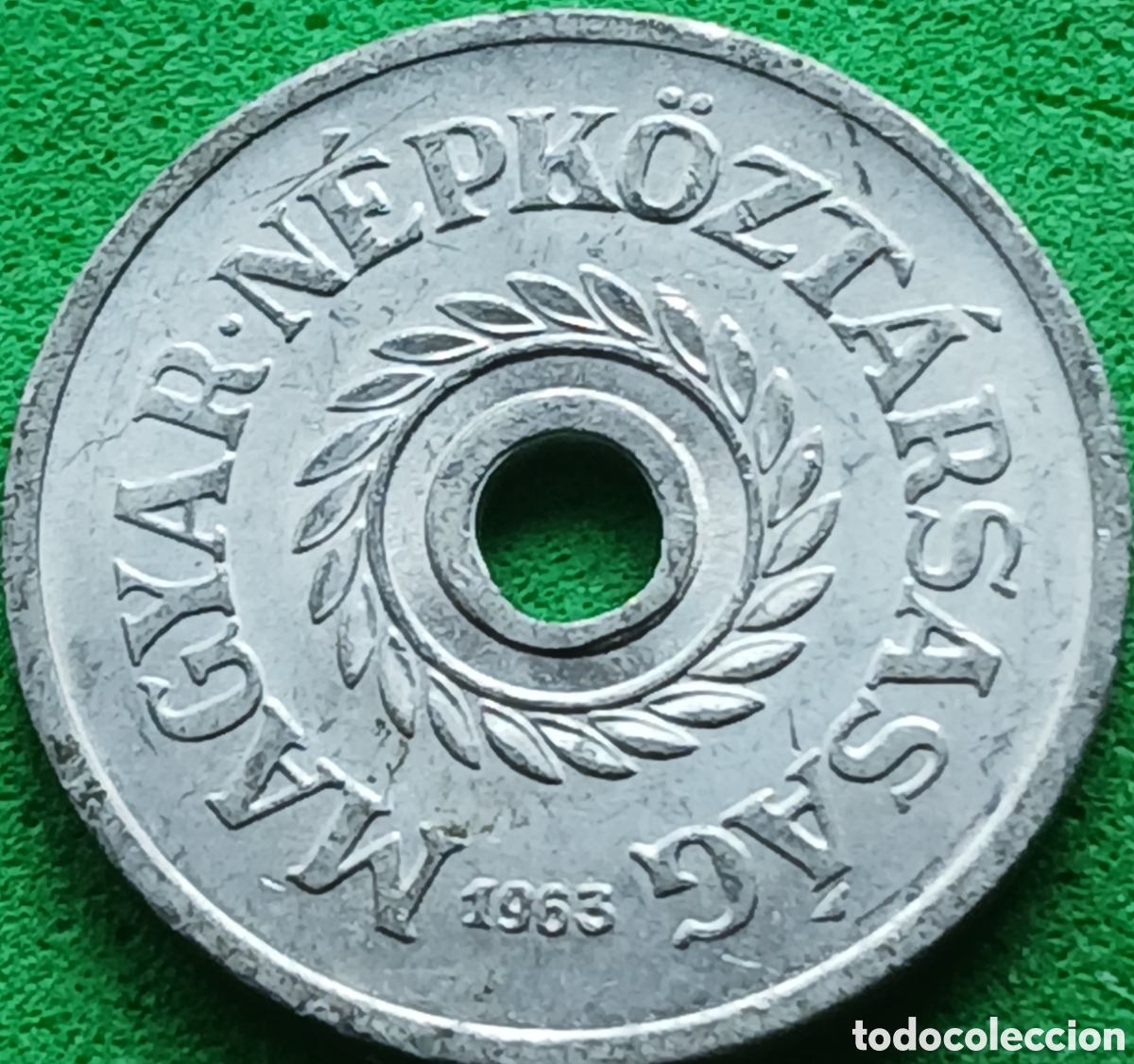 Monedas antiguas de Europa: Hungr&iacute;a 2 filler 1963 km#546