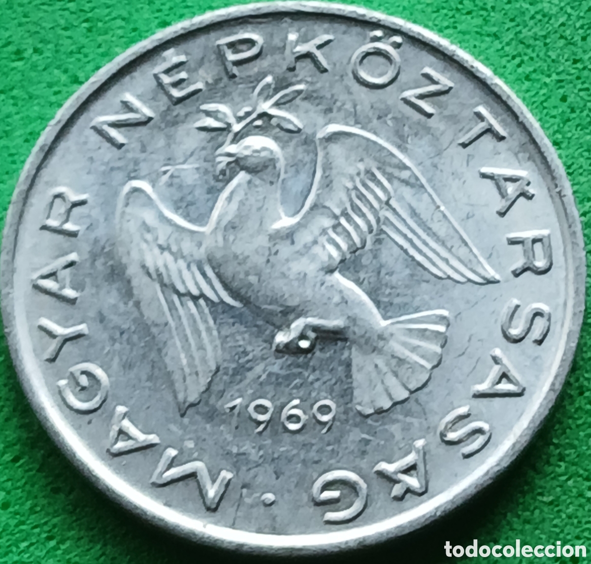 Monedas antiguas de Europa: Hungr&iacute;a 10 filler 1969 km#572