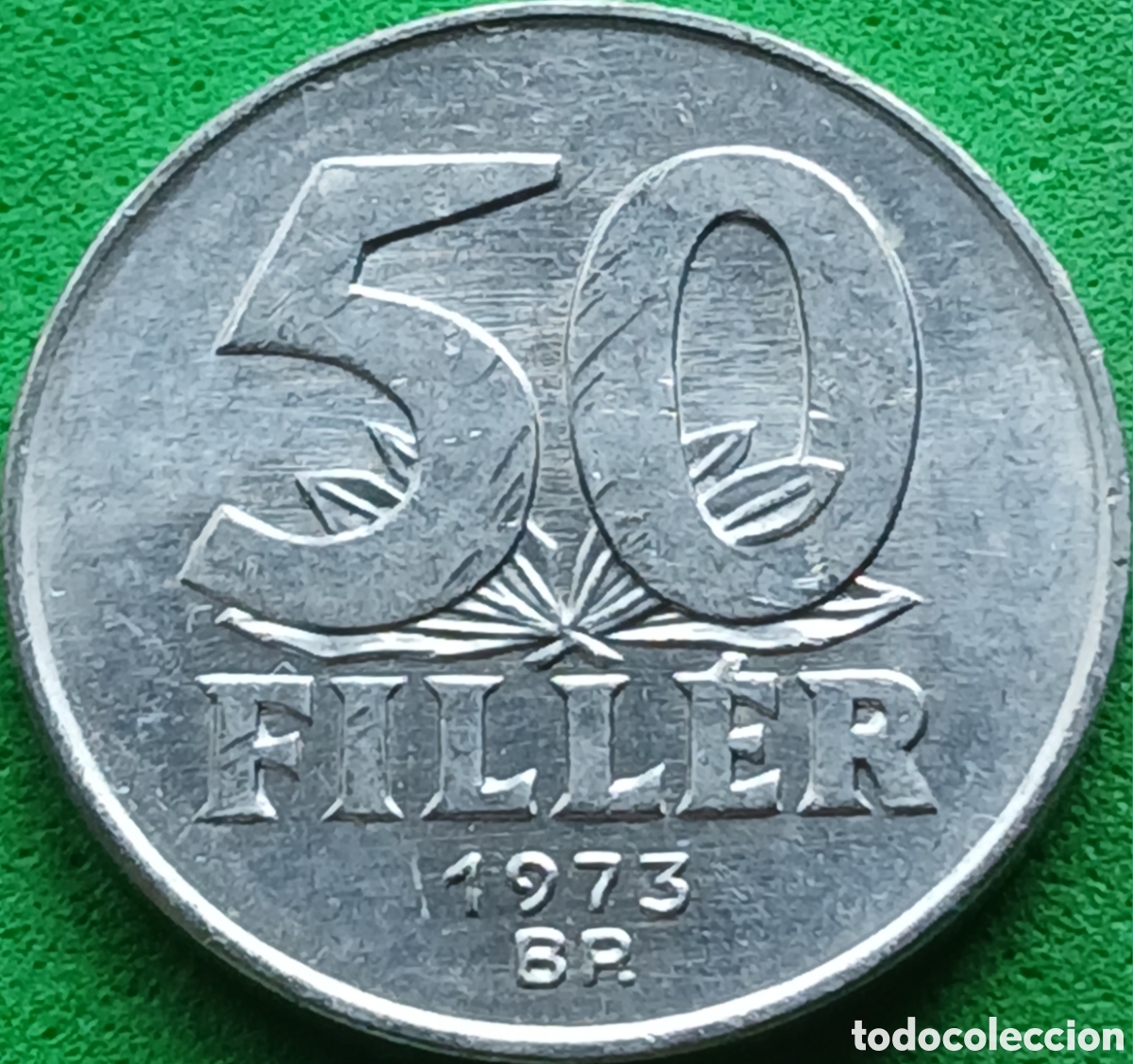 Monedas antiguas de Europa: Hungr&iacute;a 50 filler 1973 km#574