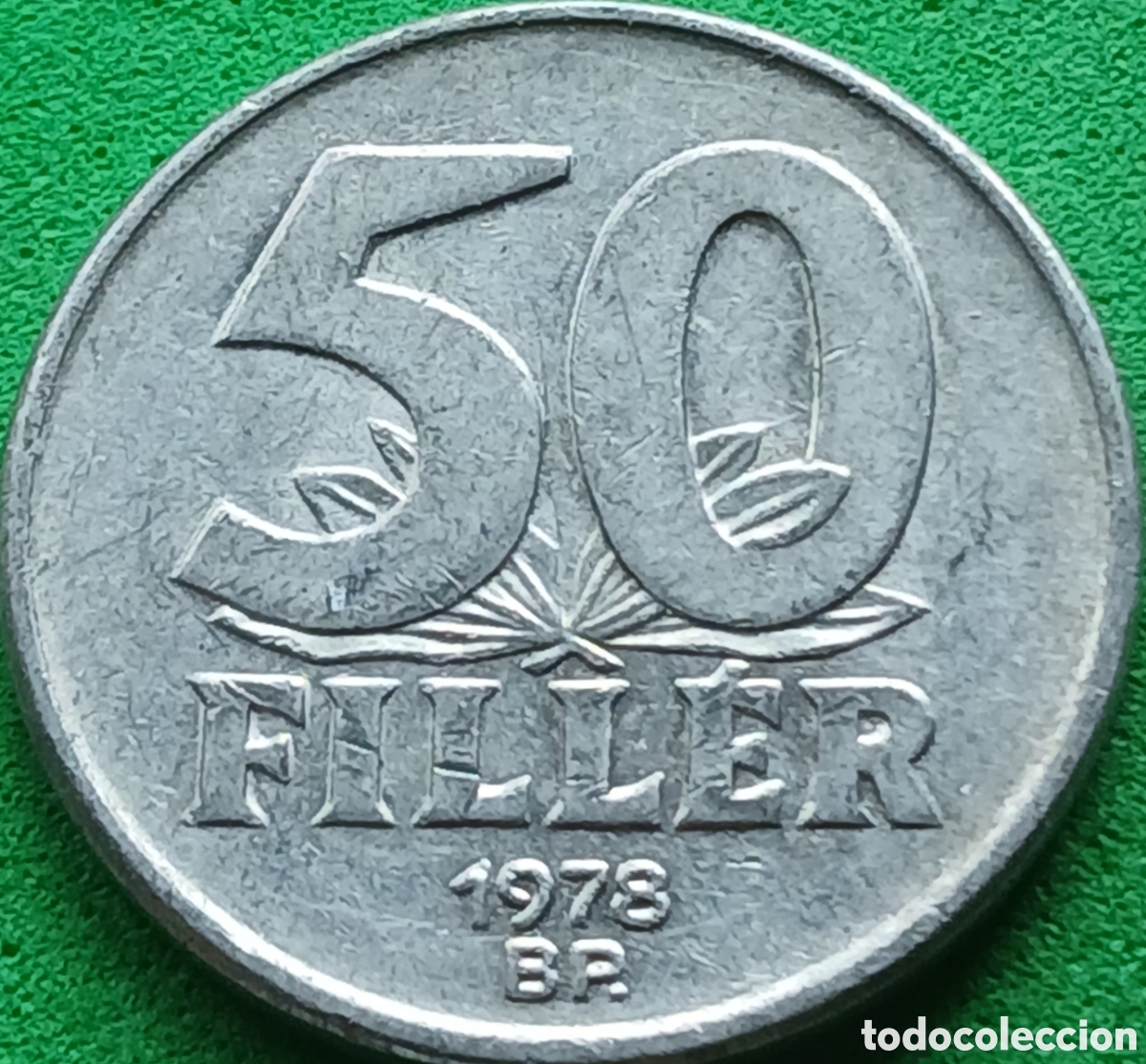 Monedas antiguas de Europa: Hungr&iacute;a 50 filler 1978 km#574