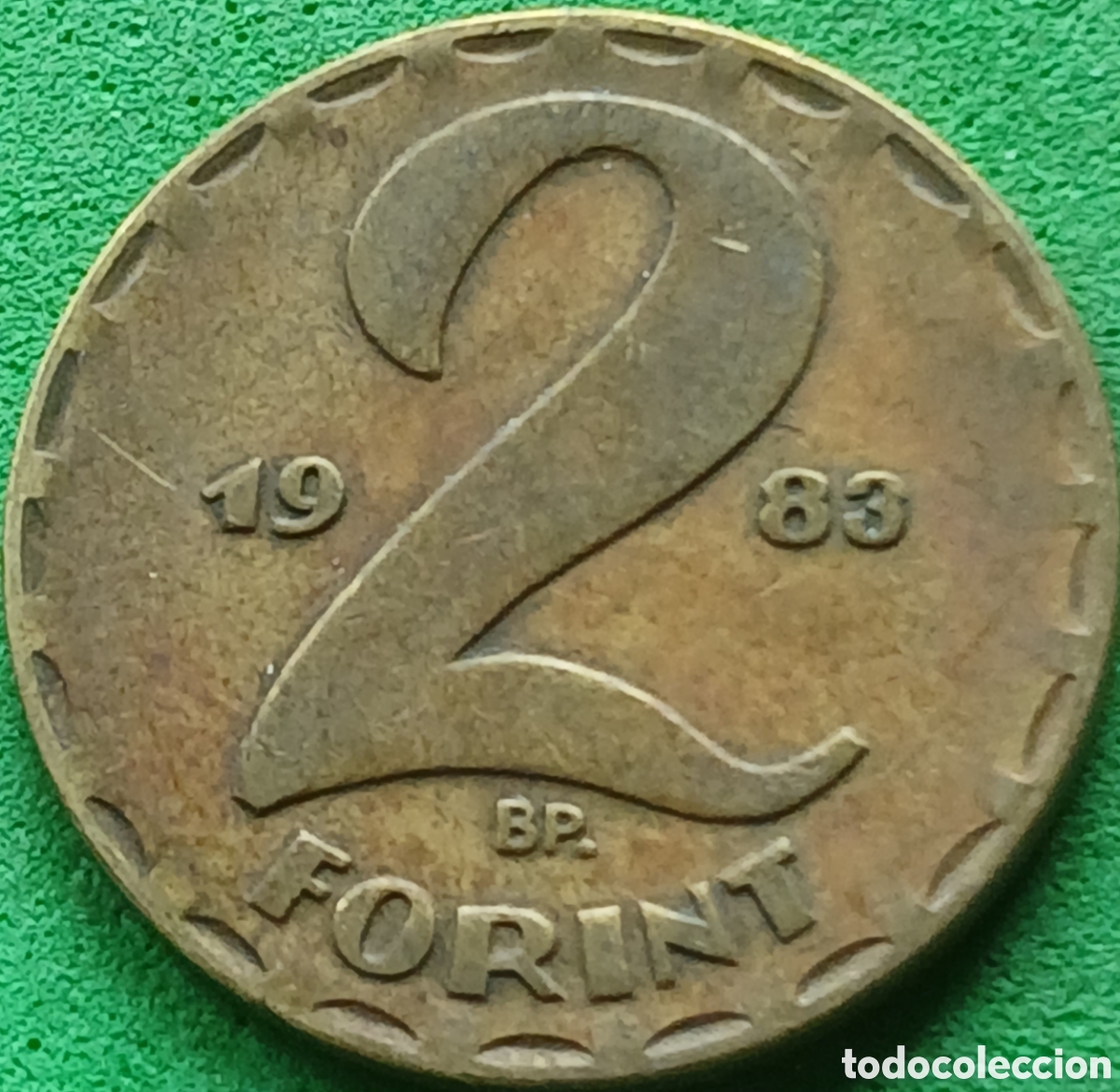 Monedas antiguas de Europa: Hungr&iacute;a 2 forint 1983 km#591