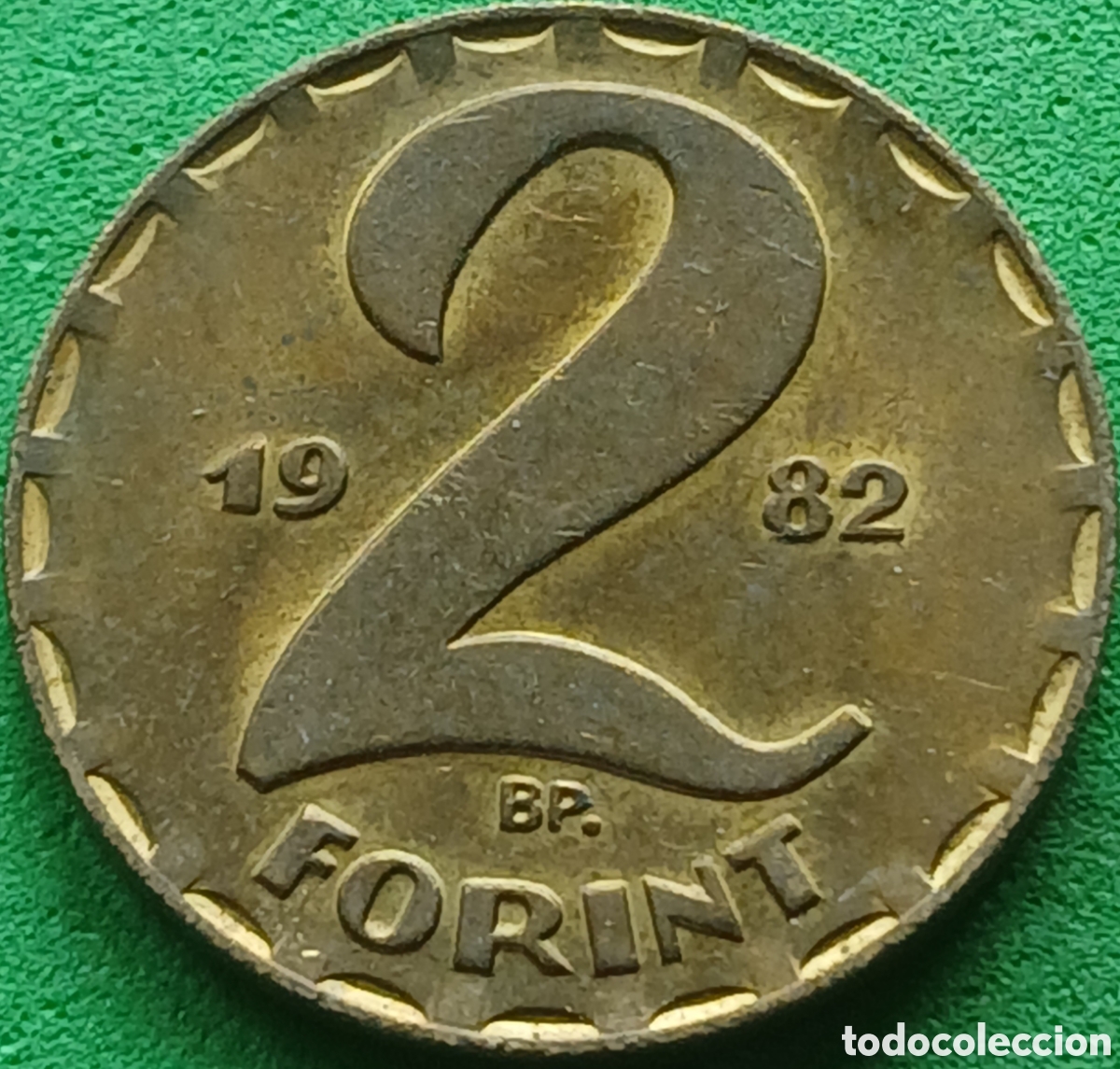 Monedas antiguas de Europa: Hungr&iacute;a 2 forint 1982 km#591
