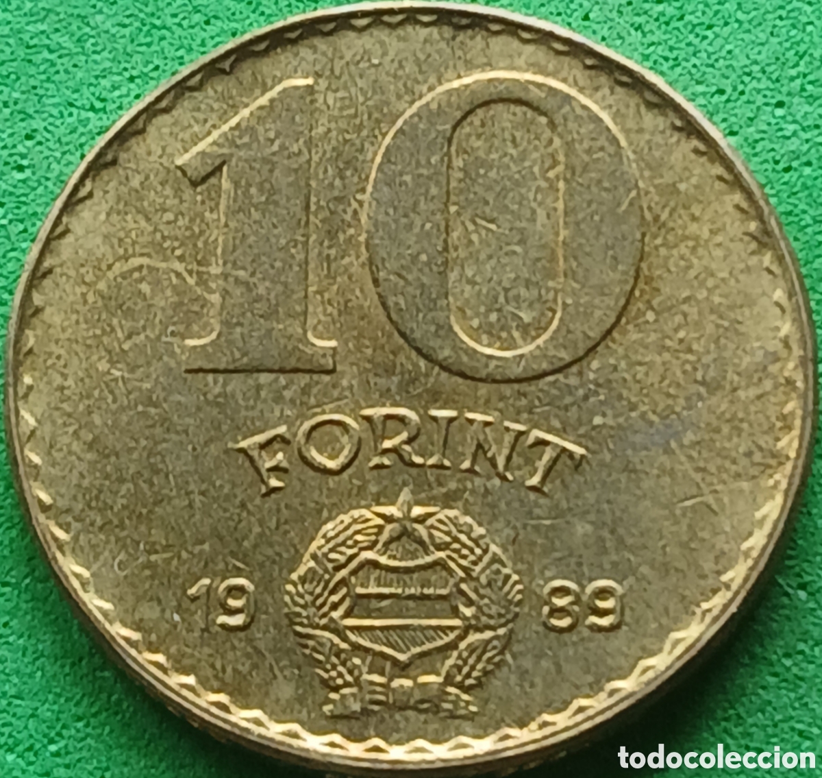 Monedas antiguas de Europa: Hungr&iacute;a 10 forint 1989 km#636
