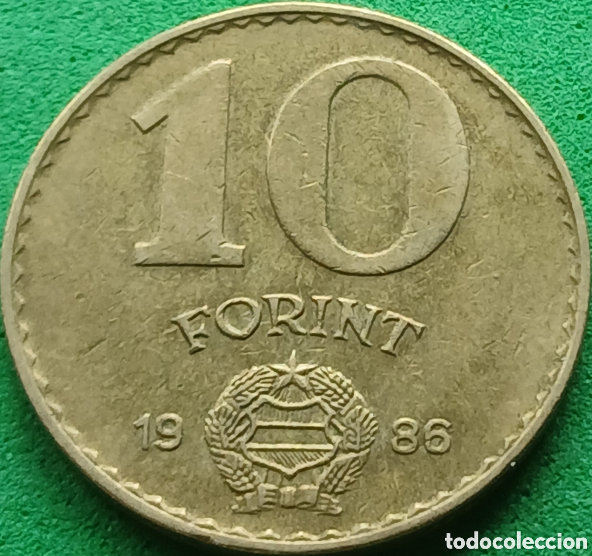 Monedas antiguas de Europa: Hungr&iacute;a 10 forint 1986 km#636