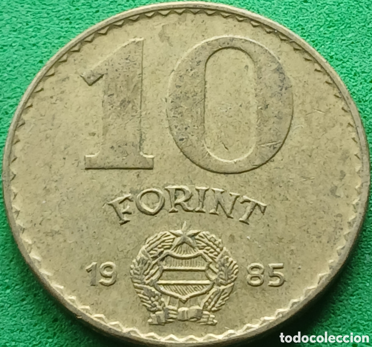 Monedas antiguas de Europa: Hungr&iacute;a 10 forint 1985 km#636