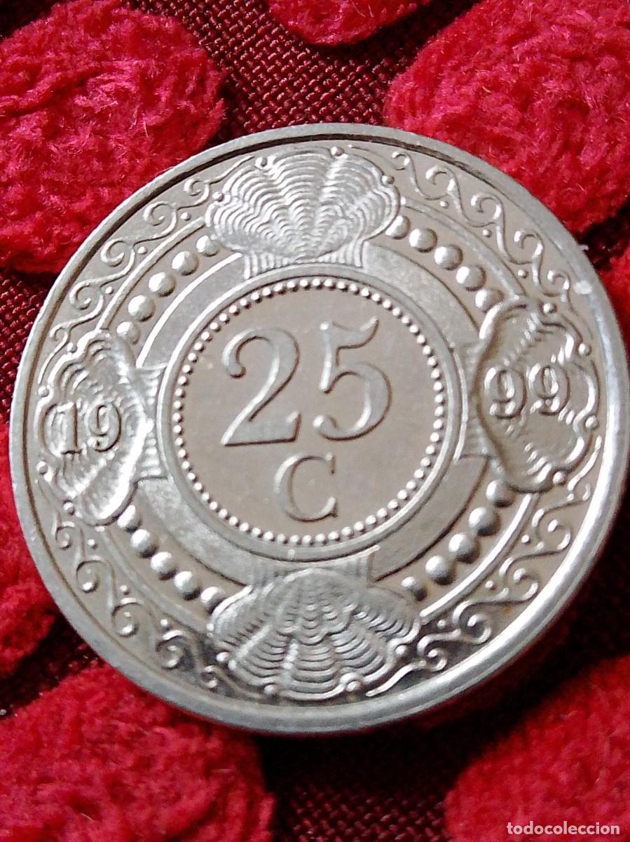 Monedas antiguas de Europa: Moneda 25 cent 1999 Niderlanden Antilien
