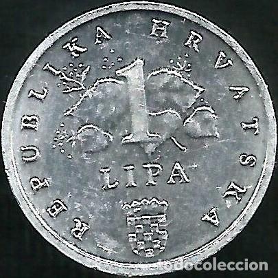 Monedas antiguas de Europa: CROACIA 1993 - 1 LIPA - KM 3 - CIRCULADA