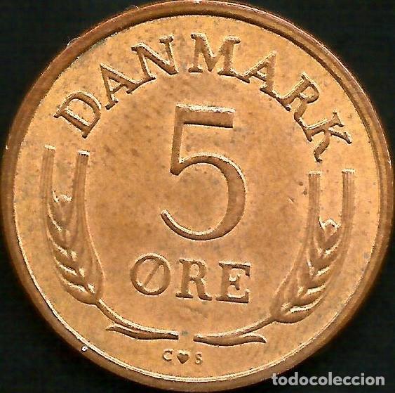 Monedas antiguas de Europa: DINAMARCA 1967 - 5 ORE - KM 848.1 - CIRCULADA