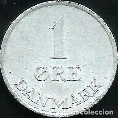Monedas antiguas de Europa: DINAMARCA 1965 - 1 ORE - KM 839.2 - CIRCULADA