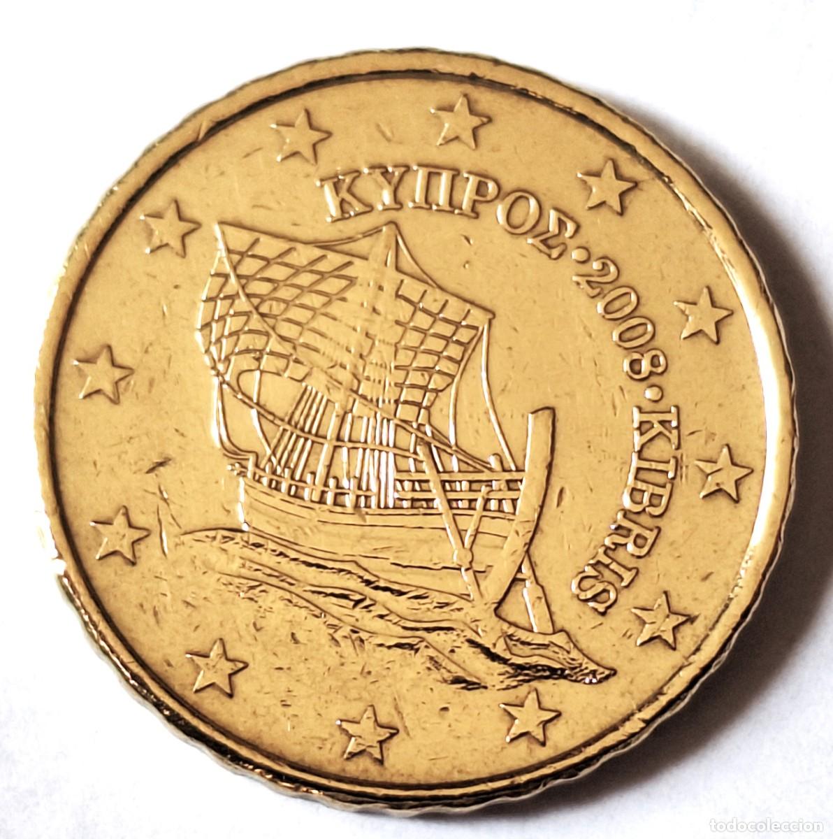 Monedas antiguas de Europa: CHIPRE - MONEDA DE 10 CENTIMOS DE EURO DEL A&Ntilde;O 2008 - - BIEN CONSERVADA