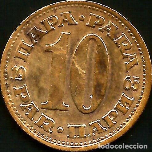 Monedas antiguas de Europa: YUGOSLAVIA 1965 - 10 PARA - KM 44 - CIRCULADA