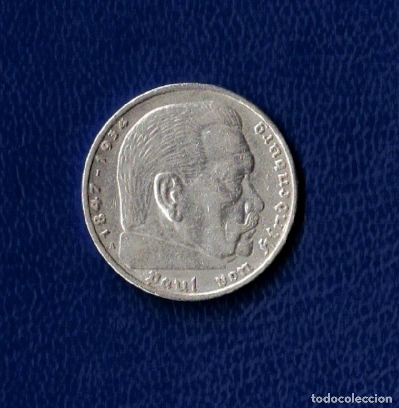 Monedas antiguas de Europa: ALEMANIA IMPERIO A&Ntilde;O 1936 (A) 5 MARCOS PLATA (900)