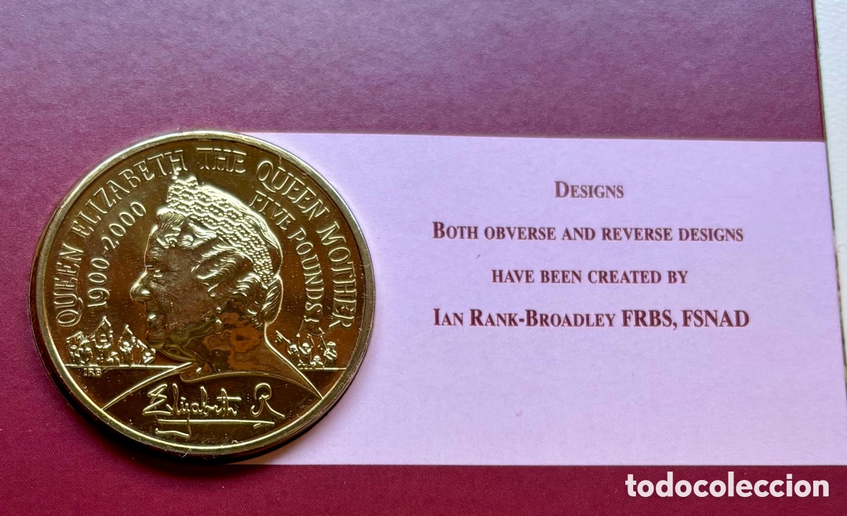 Monedas antiguas de Europa: Moneda INGLATERRA 5 Libras 2000 SC. Blister. Pounds Reino Unido UK
