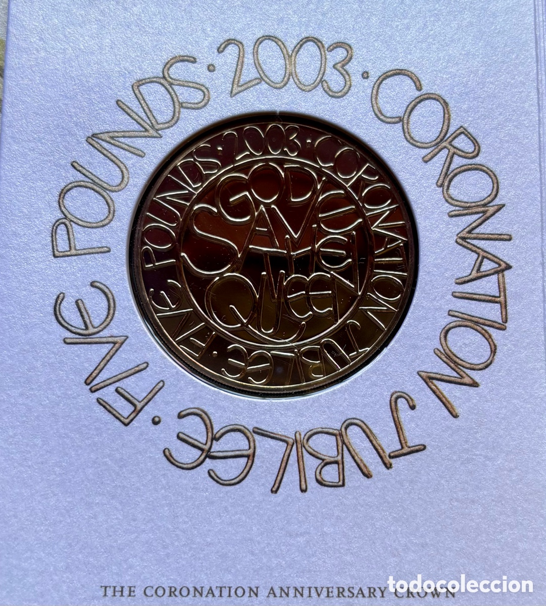 Monedas antiguas de Europa: Moneda INGLATERRA 5 Libras 2003 SC. Blister. Pounds Reino Unido UK