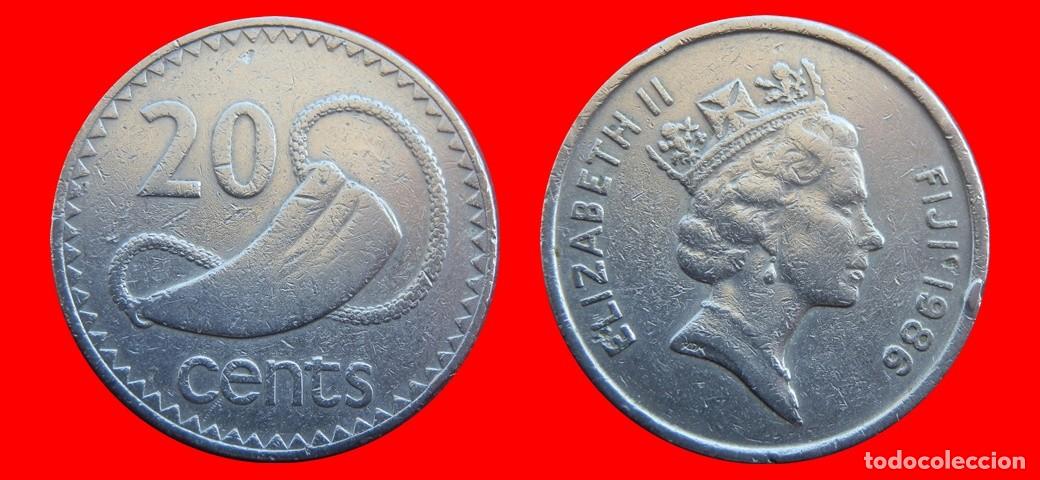 Monedas antiguas de Europa: 20 CENTAVOS 1986 ISLAS FIJI FIYI-144231