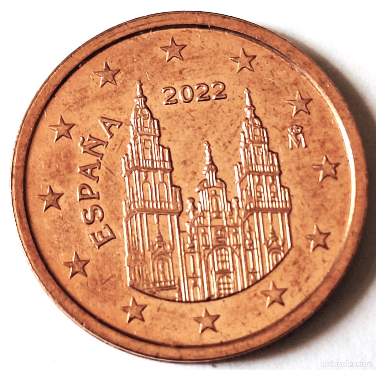 Monedas antiguas de Europa: ESPA&Ntilde;A - MONEDA DE 2 CENTIMOS DE EURO DEL A&Ntilde;O 2022 - BIEN CONSERVADA