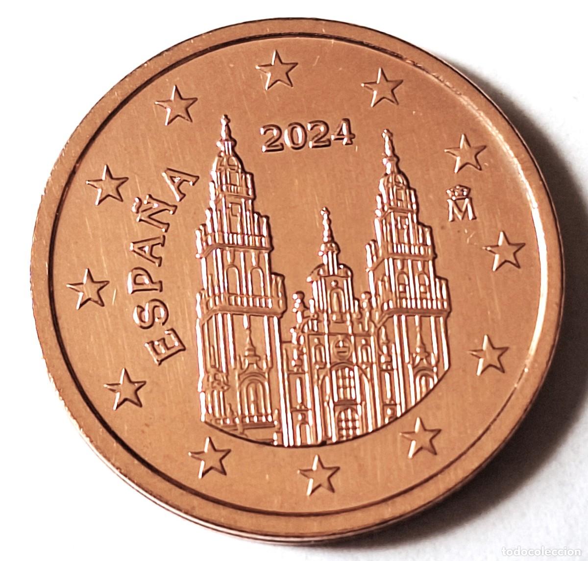 Monedas antiguas de Europa: ESPA&Ntilde;A - MONEDA DE 2 CENTIMOS DE EURO DEL A&Ntilde;O 2024 - BIEN CONSERVADA