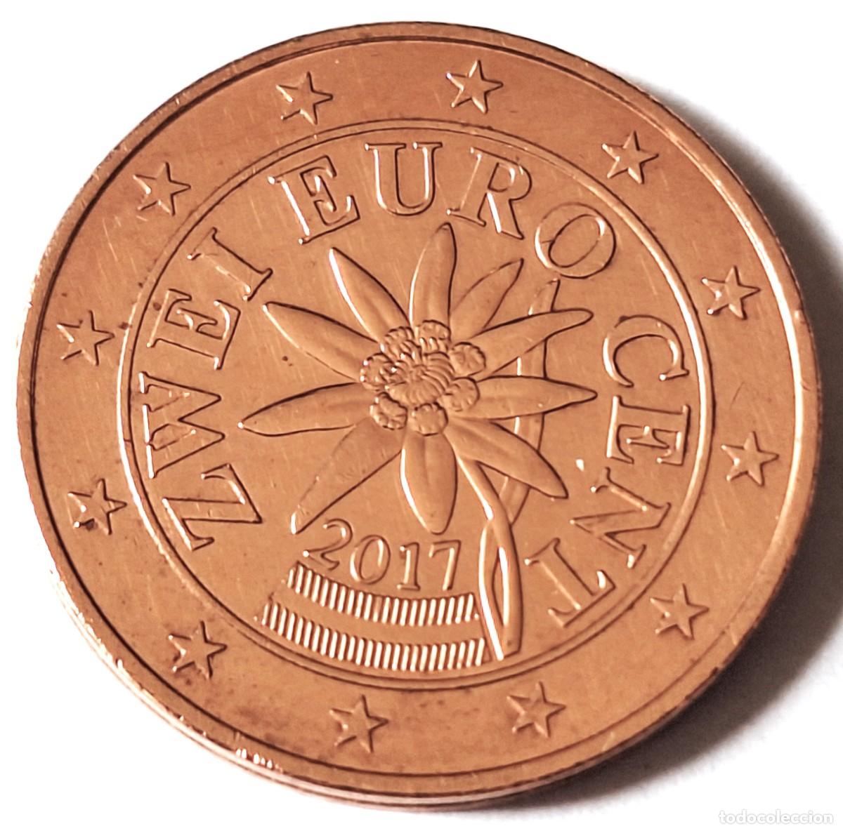 Monedas antiguas de Europa: AUSTRIA - MONEDA DE 2 CENTIMOS DE EURO DEL A&Ntilde;O 2017 - BIEN CONSERVADA