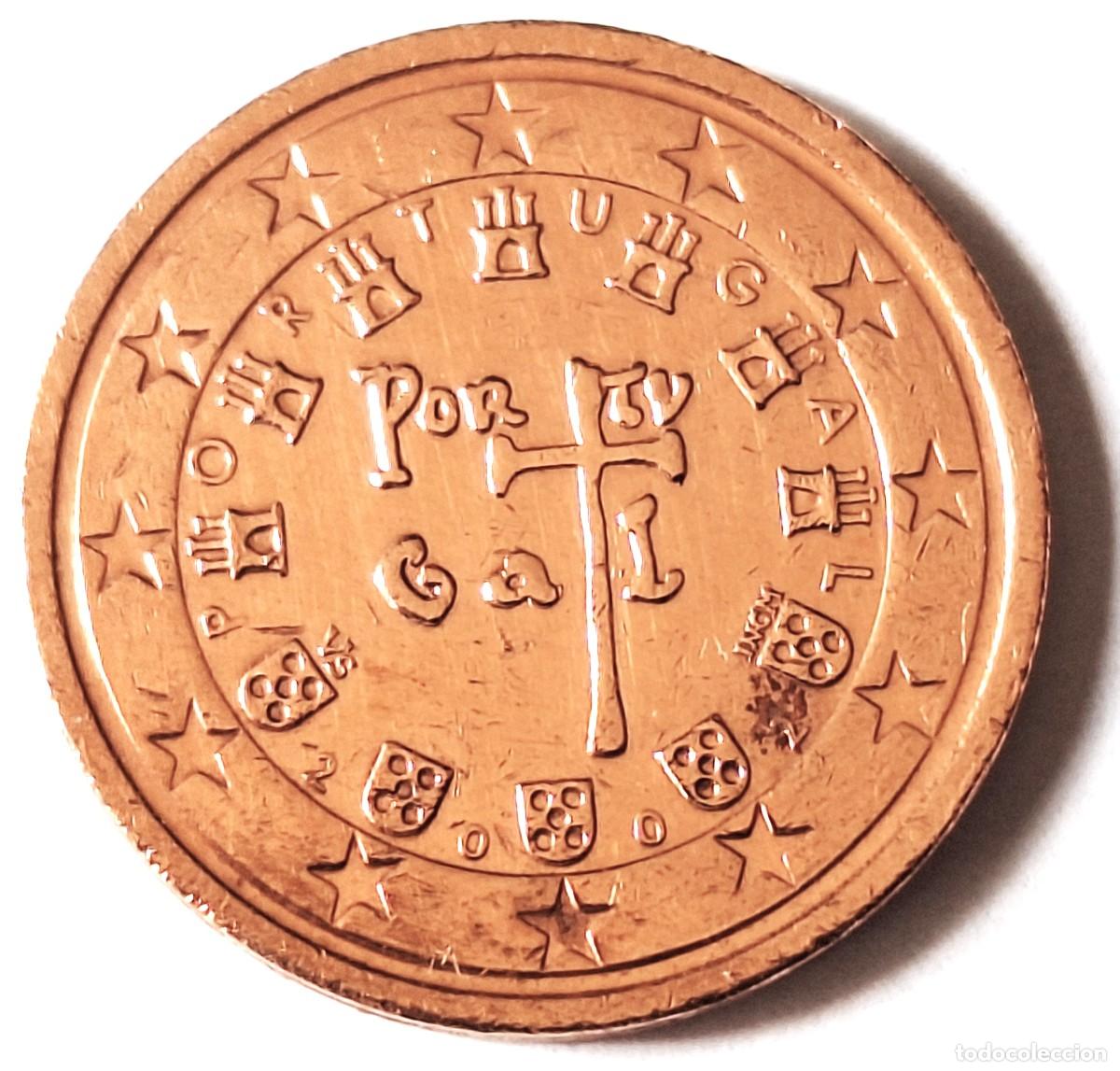 Monedas antiguas de Europa: PORTUGAL - MONEDA DE 2 CENTIMOS DE EURO DEL A&Ntilde;O 2002 - BIEN CONSERVADA