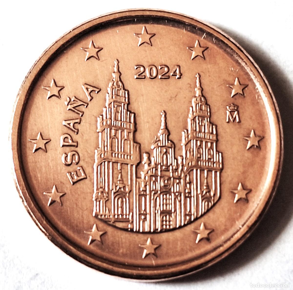 Monedas antiguas de Europa: ESPA&Ntilde;A - MONEDA DE 1 CENTIMO DE EURO DEL A&Ntilde;O 2024 - BIEN CONSERVADA