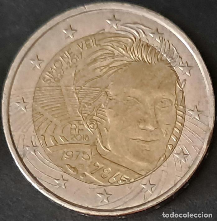 Monedas antiguas de Europa: Francia/France 2 euros 2018 KM#2459 Simone Veil - circulada