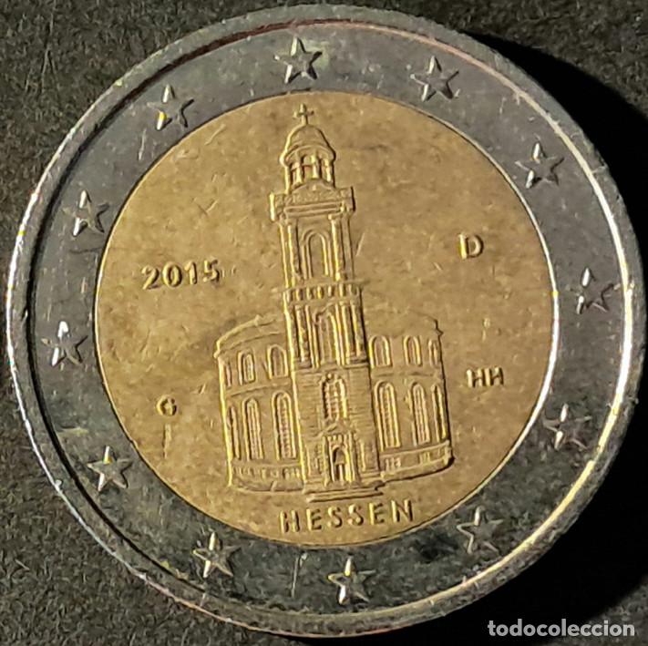 Monedas antiguas de Europa: Alemania/Germany 2 euros 2015-G KM#336 Estado de Hesse - circulada