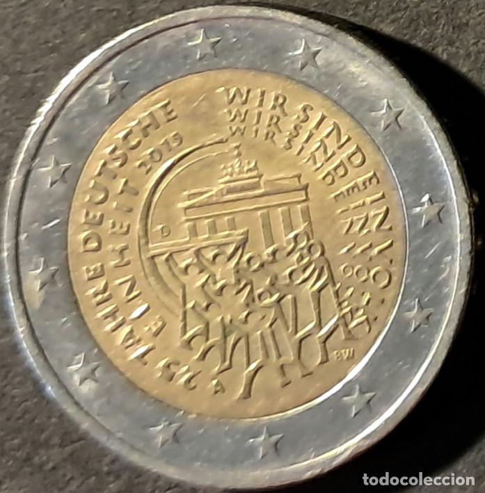 Monedas antiguas de Europa: Alemania/Germany 2 euros 2015-A KM#337 25 a&ntilde;os de unidad alemana - circulada