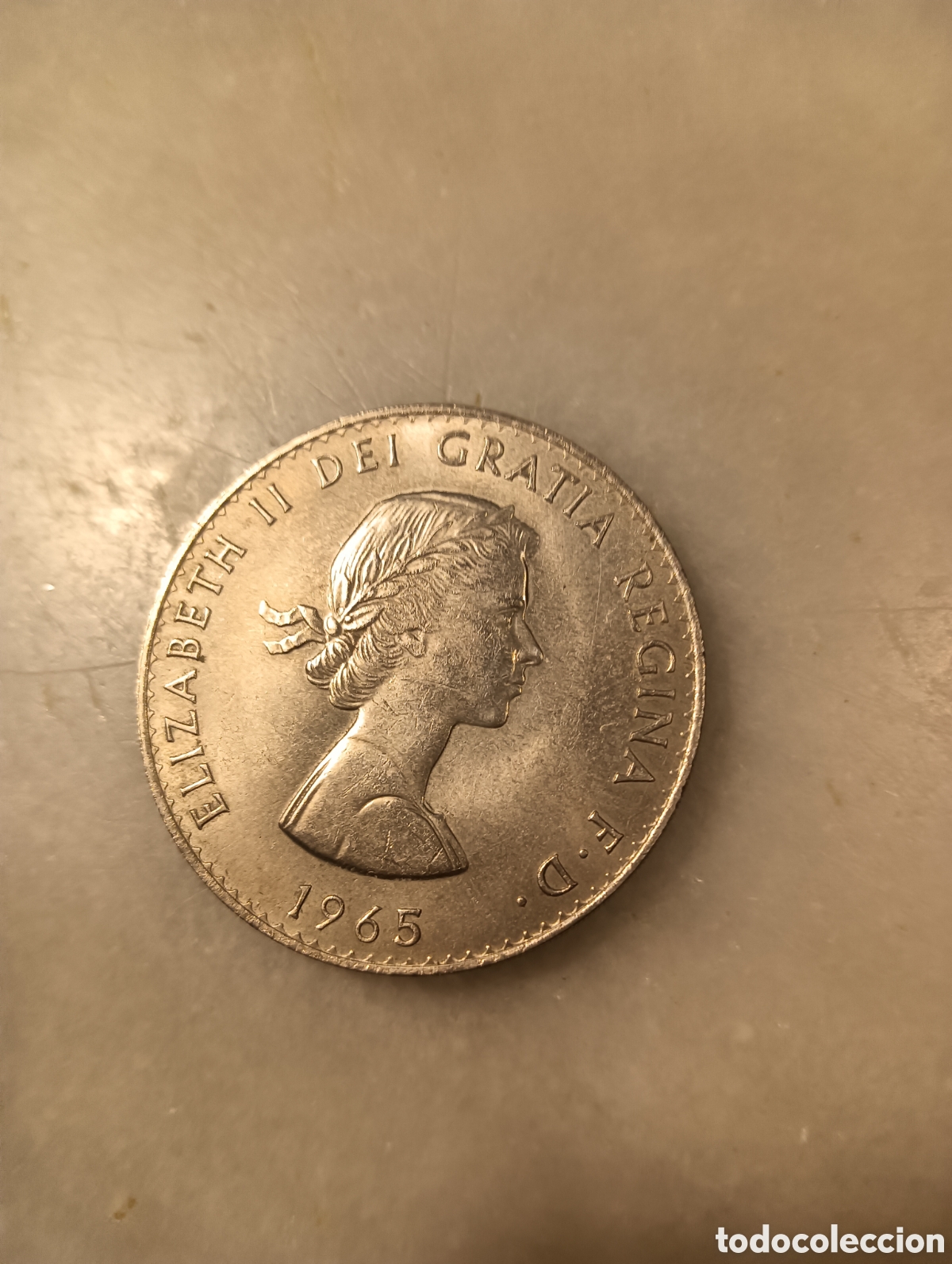 Monedas antiguas de Europa: Moneda inglesa Winston churchill