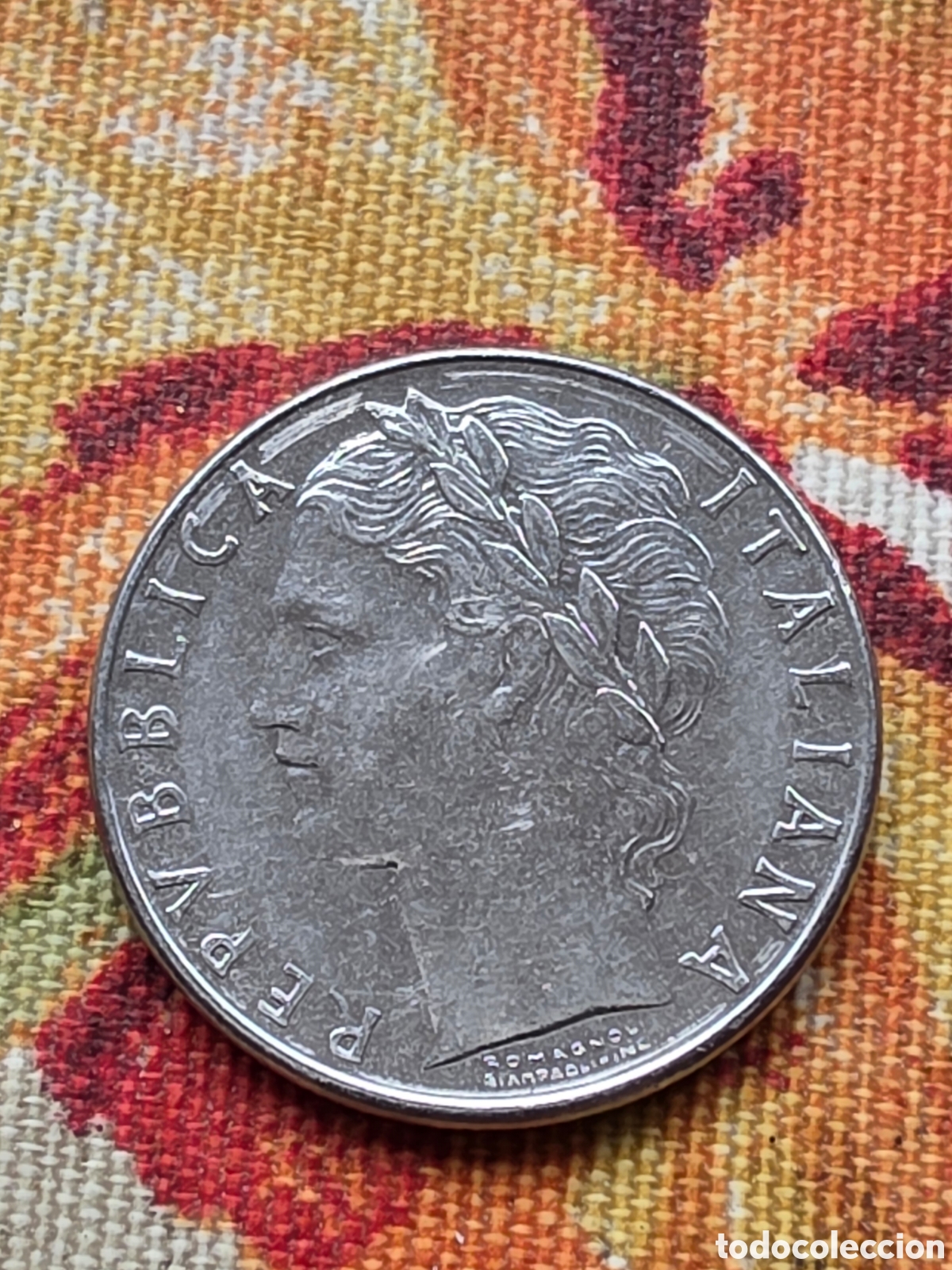 Monedas antiguas de Europa: MONEDA 100 LIRAS ITALIA