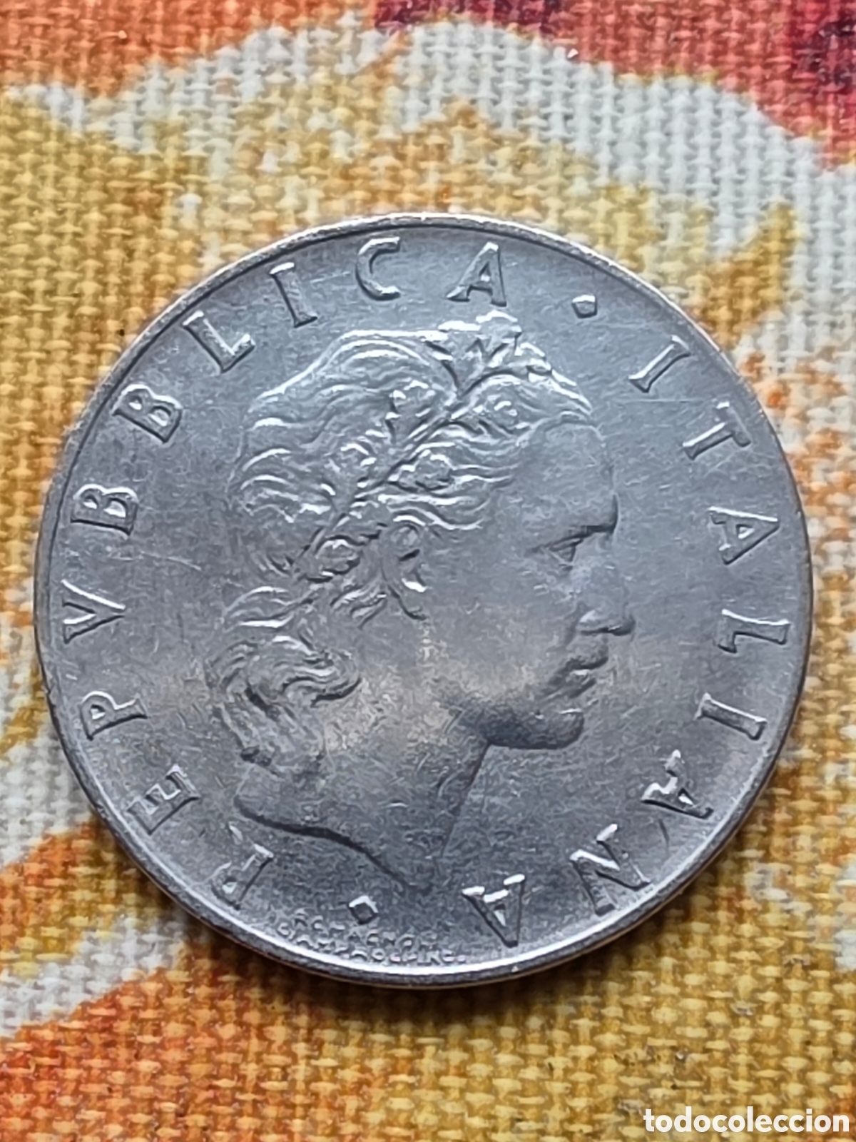 Monedas antiguas de Europa: MONEDA 50 LIRAS ITALIA