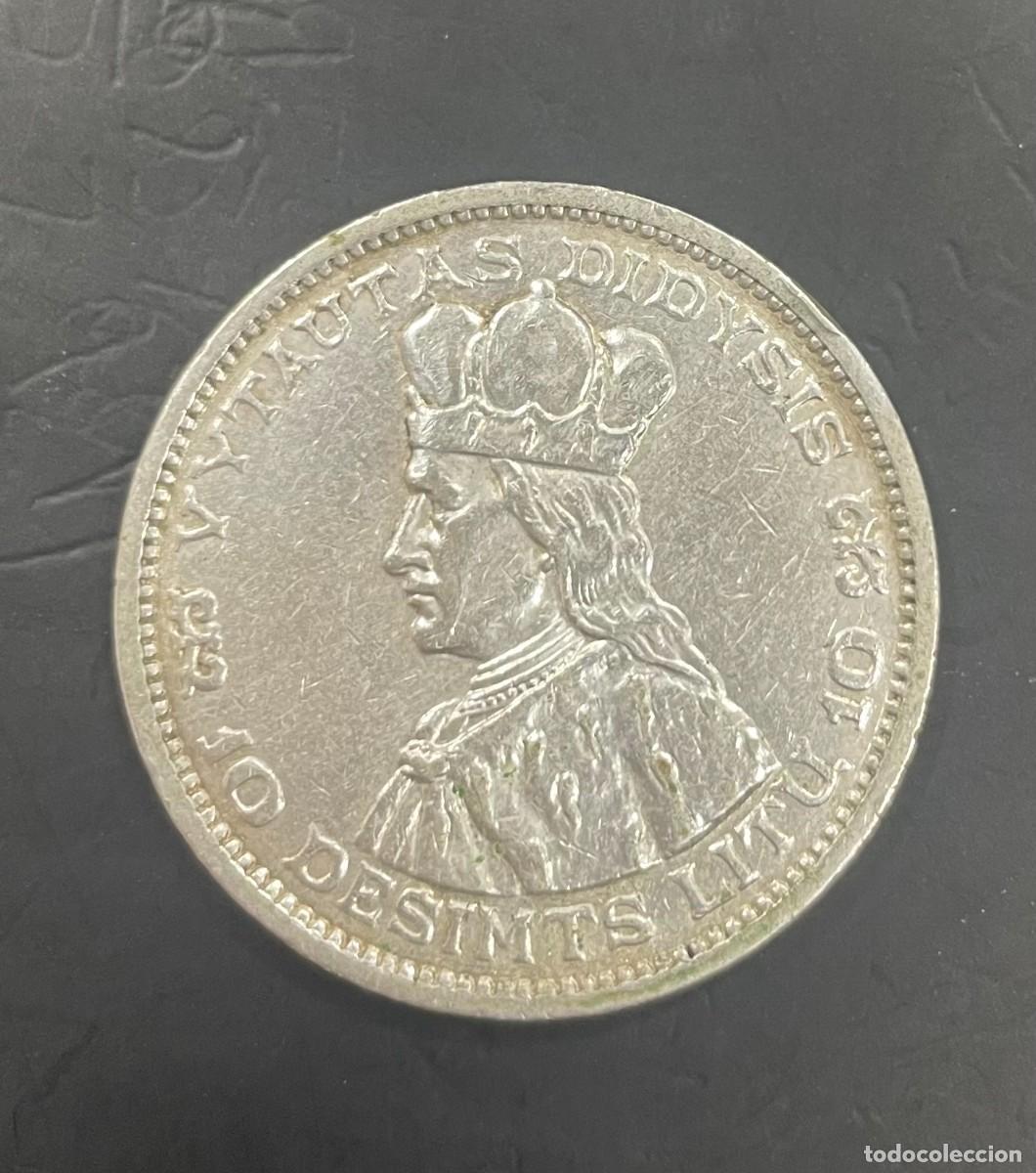 Monedas antiguas de Europa: LITUANIA. A&Ntilde;O 1936. 10 LITU PLATA (750)