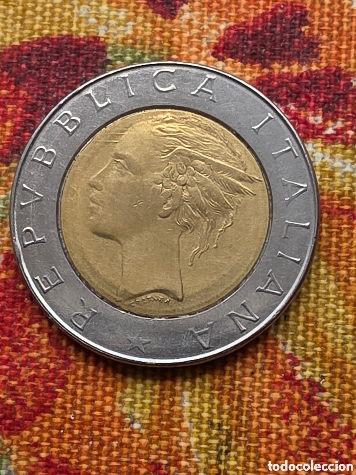 Monedas antiguas de Europa: MONEDA 500 LIRAS ITALIA