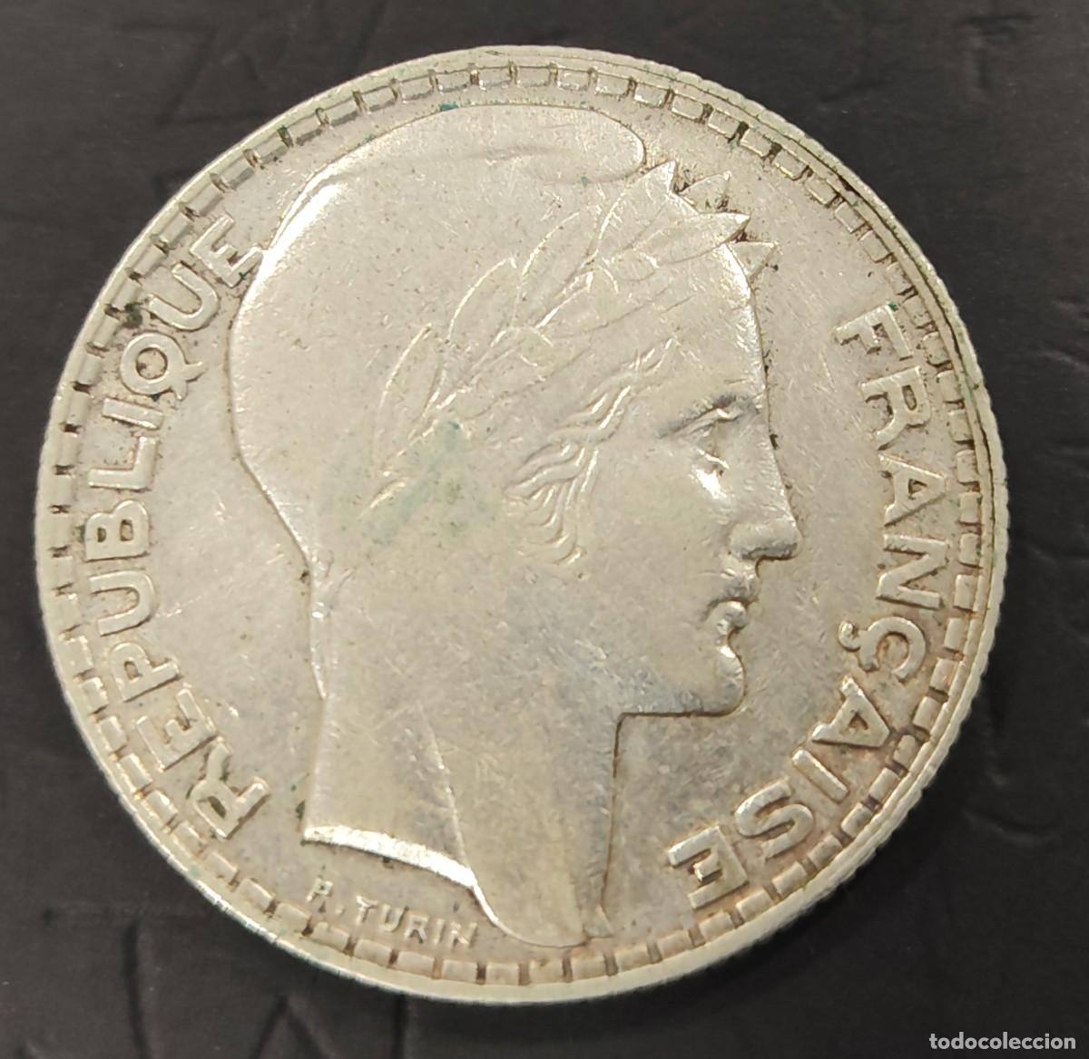 Monedas antiguas de Europa: FRANCIA A&Ntilde;O 1930 , 10 FRANCOS PLATA (680)