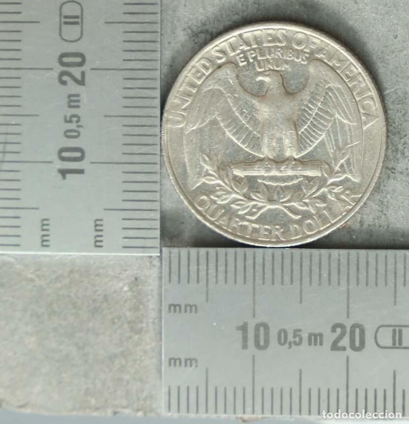 Monedas antiguas de Europa: MONEDA. Quarter Dollar - USA - Washington Quarter - 1988