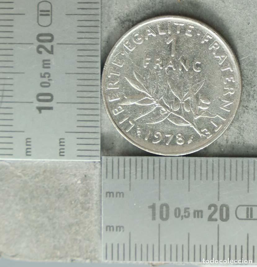 Monedas antiguas de Europa: MONEDA. 1 Franco - Francia - 1978