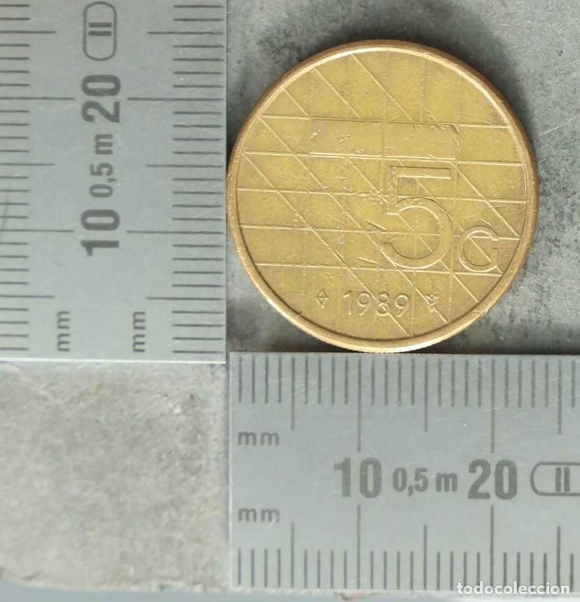 Old Coins of Europe: MONEDA. 5 Gulden - Pa&iacute;ses Bajos - Beatrix - 1989