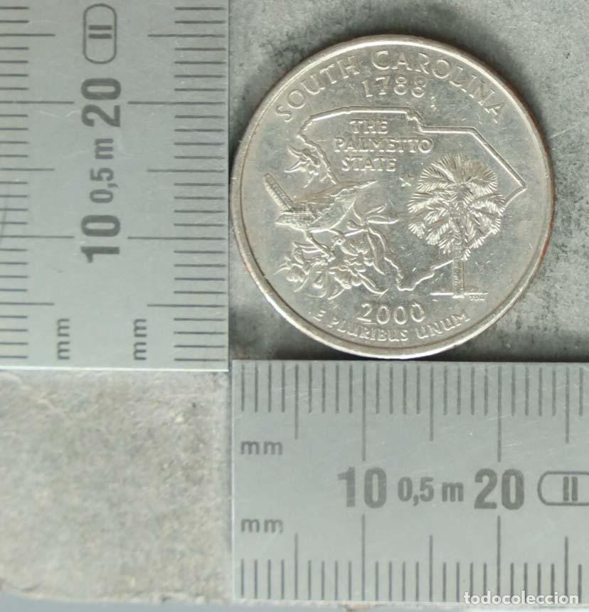 Old Coins of Europe: MONEDA. Quarter Dollar - USA - South Carolina - 2000