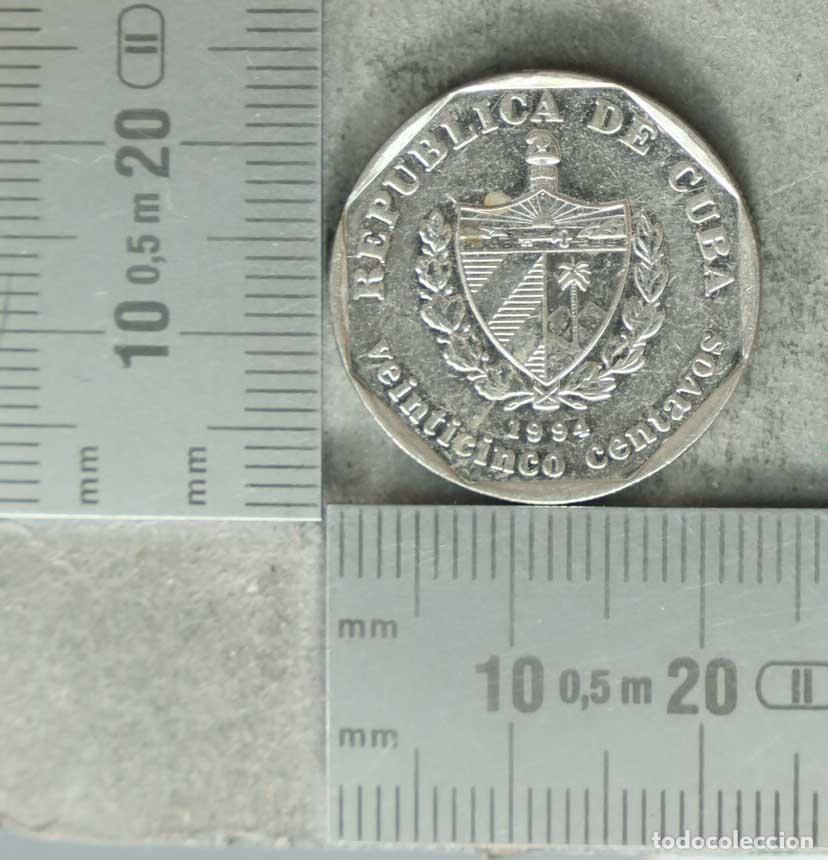 Old Coins of Europe: MONEDA. 25 Centavos - Cuba - 1994