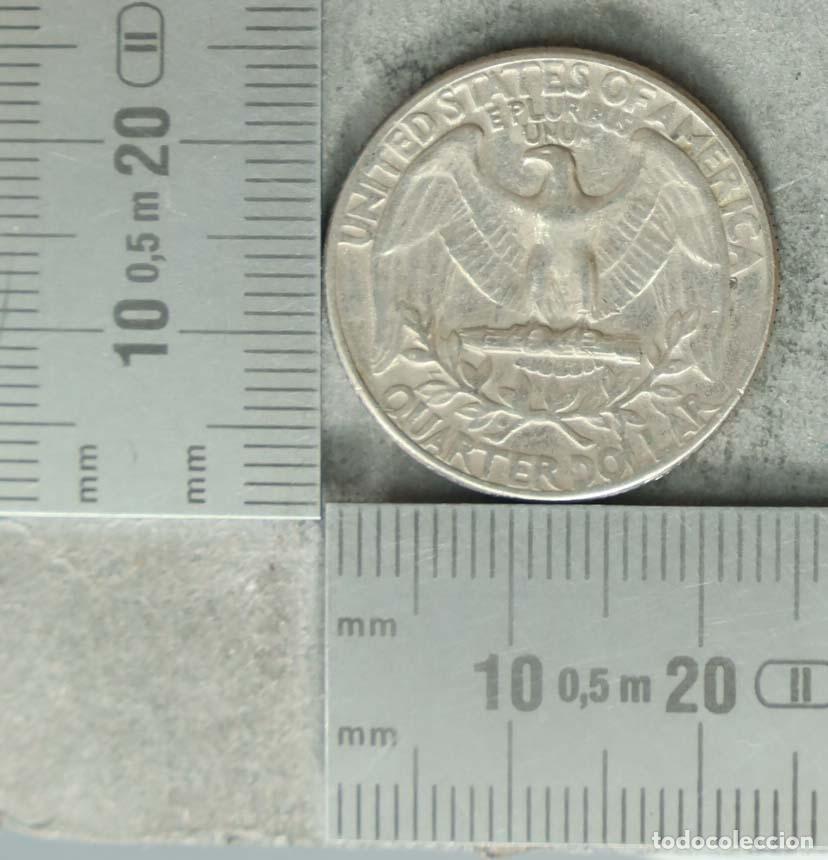 Old Coins of Europe: MONEDA. Quarter Dollar - USA - Washington Quarter - 1965
