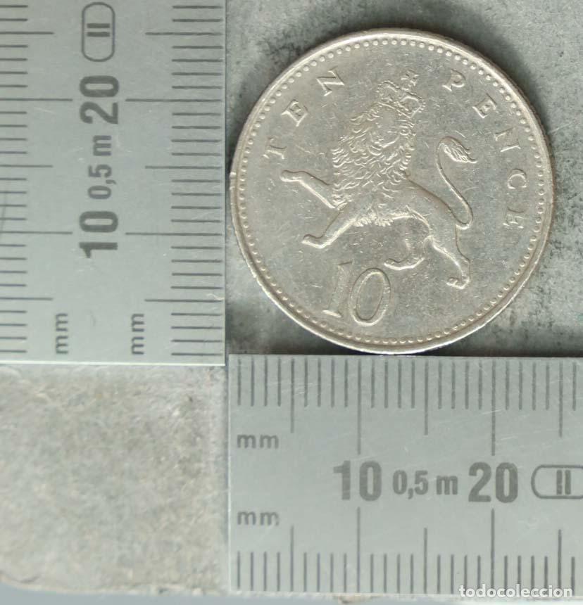 Monnaies anciennes de Europe: MONEDA. 10 Pence - Reino Unido - Elizabeth II - 1992