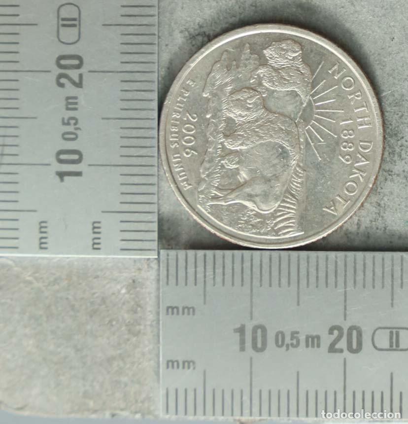 Old Coins of Europe: MONEDA. Quarter Dollar - USA - North Dakota - 2006