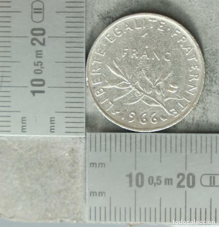 Old Coins of Europe: MONEDA. 1 Franco - Francia - La Semeuse - 1966