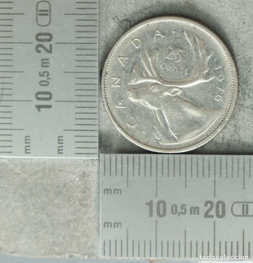 Old Coins of Europe: MONEDA. 25 Cents - Canad&aacute; - Elizabeth II - 1976