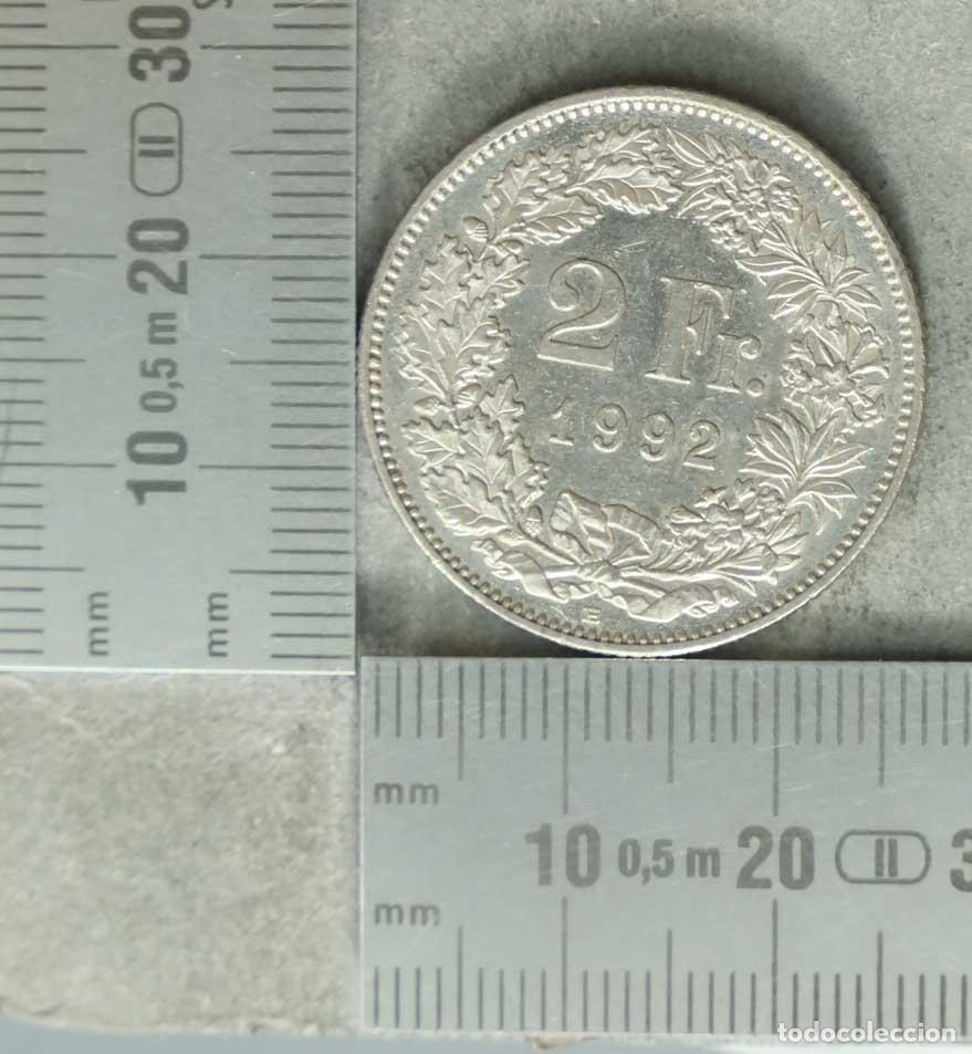Monedas antiguas de Europa: MONEDA. 2 Francos - Suiza - Helvetia - 1992